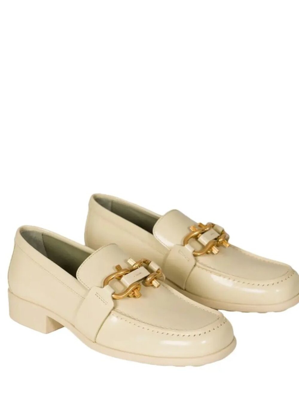 Bottega Veneta Monsieur Mocassin Soft Vinyl Butter Loafers Size 40.5